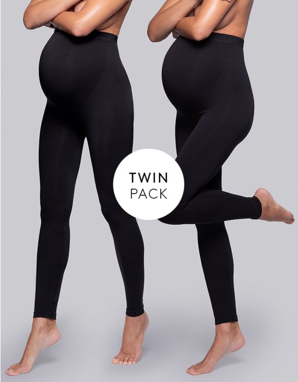 Seamless Maternity Leggings – Twin Pack | Seraphine