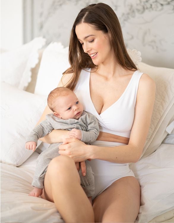 Buy Seraphine Blue Maternity And Nursing Seamless Bamboo Bras 2 Pack from  Next Netherlands