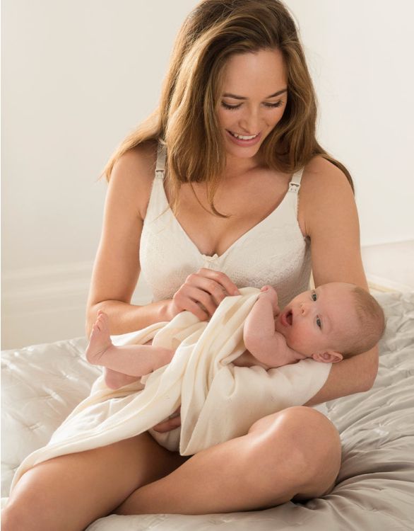 Women's Nursing Bra for Breastfeeding 90% Cotton Maternity