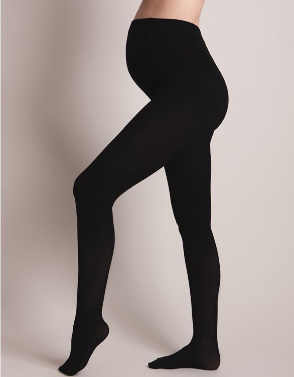 Buy Geifa Women Seamless Over Bump Maternity Leggings in Black as