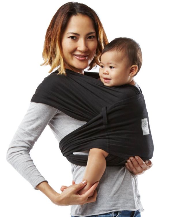 Baby K'tan ORIGINAL Cotton Wrap Baby Carrier - Black