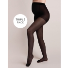 40 Denier Black Maternity Tights – 3 Pack