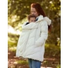 Adora | White Maternity & Babywearing Puffer Coat