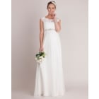 Angelita | Ivory Silk & Eyelash Lace Maternity Wedding Dress