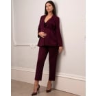 Blaise | Tailored Plum Maternity Blazer