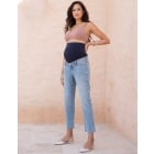 Delta | Over Bump Frayed Hem Maternity Jeans 