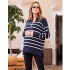 Zipped Cotton Maternity & Nursing Jumper