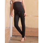 Freddie | Organic Cotton Over Bump Black Maternity Jeans