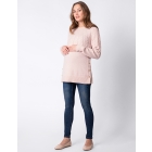 Blush Pink Maternity & Nursing Jumper