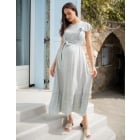 Juniper | Sage Maternity & Nursing Midi Dress