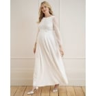 Daniella | Satin Devore Chiffon Maternity Wedding Dress