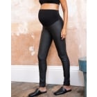 Lexa | Matt Coated Maternity Leggings 