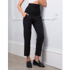 Luisa | Tapered Black Post Maternity Shaping Trousers