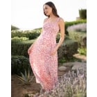 Lolly | Pink Floral Maternity Maxi Dress 