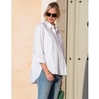 Marella | Cotton Curved Hem Maternity Shirt  