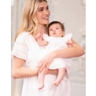 Octavia | White Cotton Broiderie Baby Dress