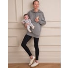 Grey Maternity & Nursing Hoodie