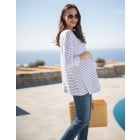 Easy Fit Striped Maternity & Nursing Top