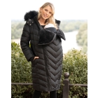 Rocky | Long Black 3 in 1 Maternity Puffer Jacket