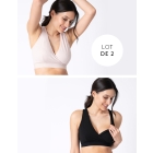 Maternity & Nursing Sleep Bras – Twin Pack