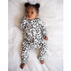 Theodore | Easy Zip Organic Cotton Sleepsuit & Bib Set