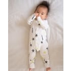 Theodore | Easy Zip Organic Cotton Sleepsuit & Bib Set