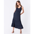 Trinu | Tiered Maternity Maxi Dress 