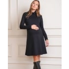 Vanessa |  Long Sleeve High Neck Maternity Dress