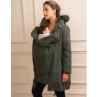 Zorah | Khaki Sub-Zero 3 in 1 Maternity Parka