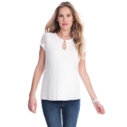 Ivory Lace Maternity & Nursing Top