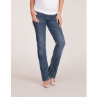 Andi | Straight Leg Blue Denim Maternity Jeans