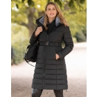 Anna | Black 3 in 1 Down Maternity Coat