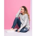 Grey & Blush Star Maternity & Nursing Jumper