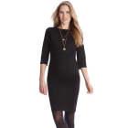 Black Nursing Shift Dress 