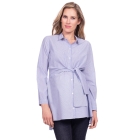 Cotton Empire Tie Maternity Blouse