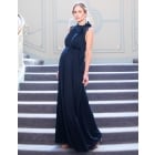 Delia | Maternity & Nursing Gown with Neckline Tie