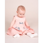 Pink Cotton Pinafore Baby Dress