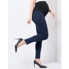 Indigo Over Bump Super-Skinny Maternity Jeans