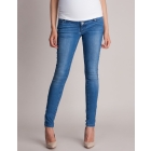 Blue Over Bump Slim Leg Maternity Jeans