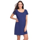 Midnight Blue Button Down Maternity Nightie