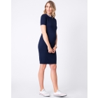 Knitted Maternity Dress with Detachable Collar