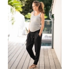 Gladyce | Black Easy Fit Maternity Pants