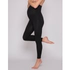 Black Seamless Over Bump Maternity Leggings