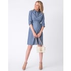 Chambray Shirt Maternity & Nursing Dress