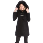 Fur Trim Maternity Duffle Coat    