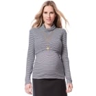 Striped Roll Neck Maternity & Nursing Top 