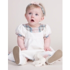 Tartan Trim Summer Baby Dress