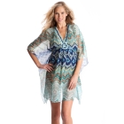 Aztec Print Embellished Maternity Kaftan 