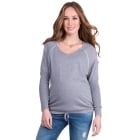 Grey Merino Blend Maternity & Nursing Jumper