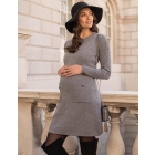 Rosemary | Knitted Maternity & Nursing Dress with Pockets